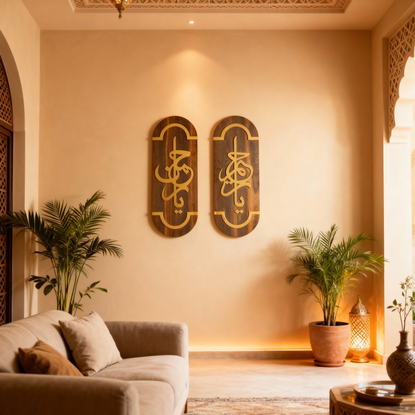 Tableaux Calligraphiques Verticaux