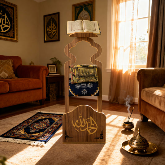 Meuble de prière en noyé