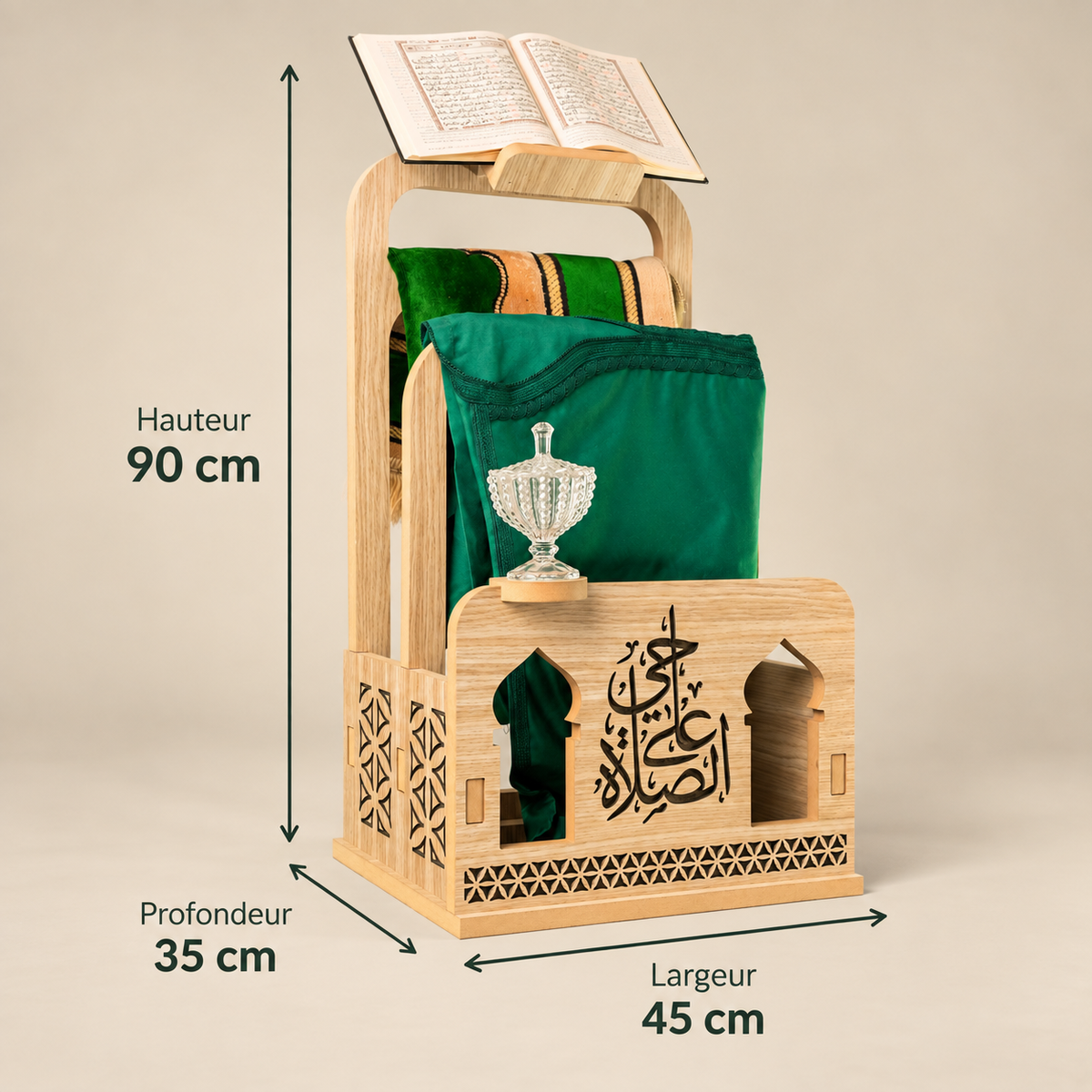 Meuble de prière en chêne
