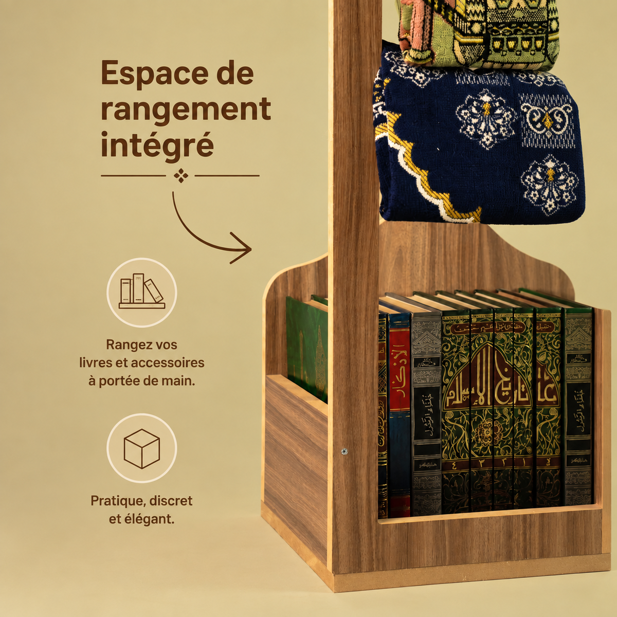 Meuble de prière - noyer -